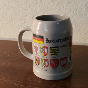 EUC Bundesrepublik Germany Ceramic Beer Mug Stein - 0.5L